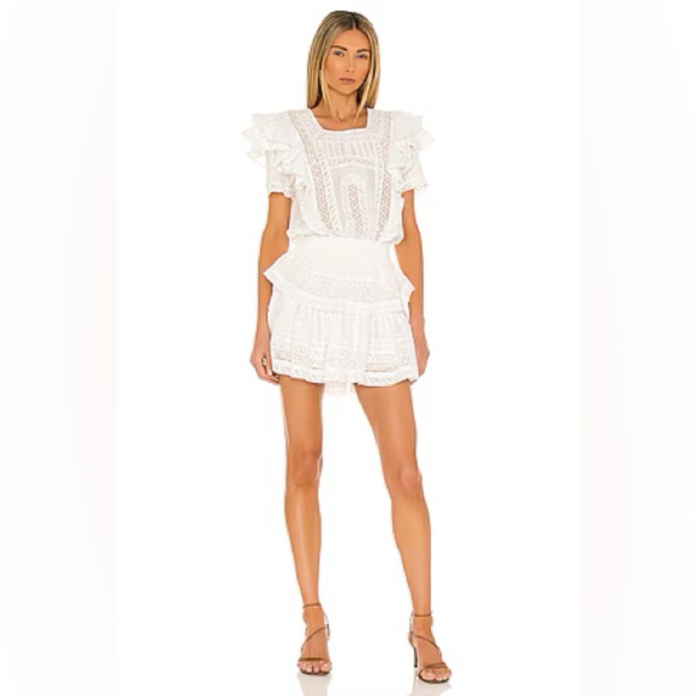 LoveShackFancy Stella mini dress size L